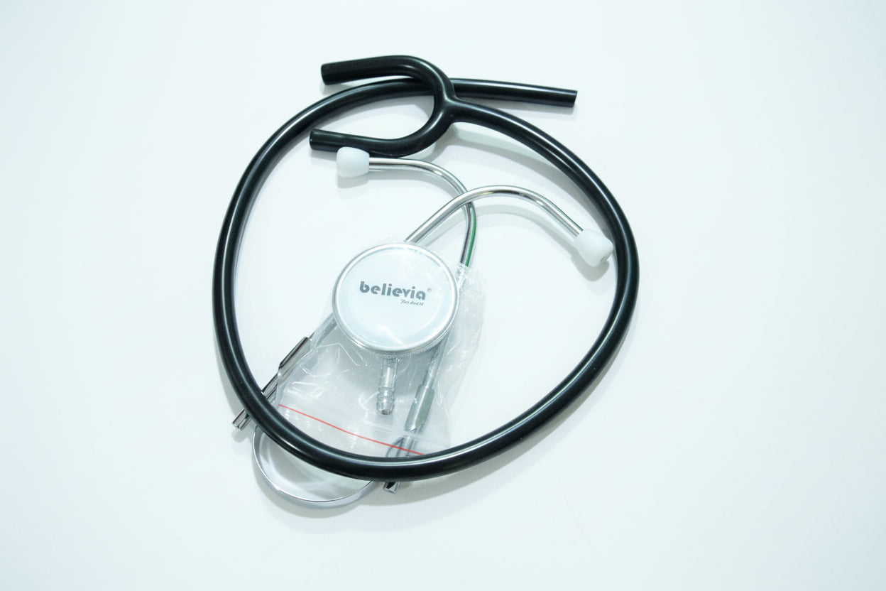 Believia Stethoscope HS-30B – Professional Latex-Free Lightweight Stethoscope