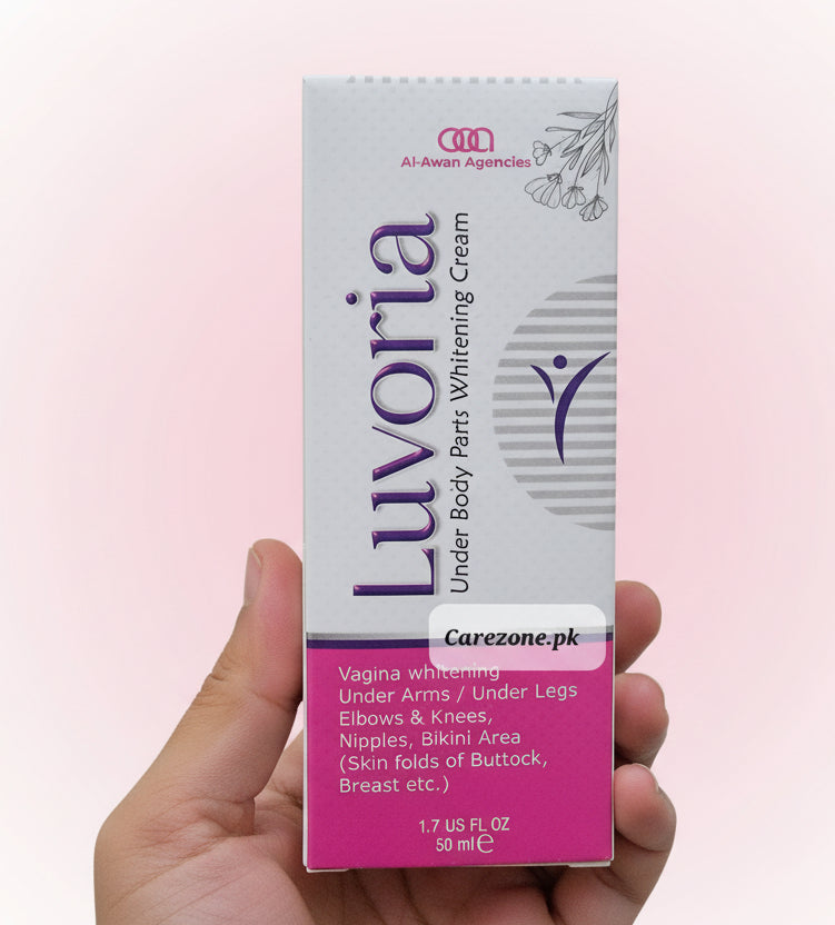 Luvoria Under Body Parts Whitening Cream - Private Area Whitening, Tightening & Odor Control Cream- Clinically tested & approved