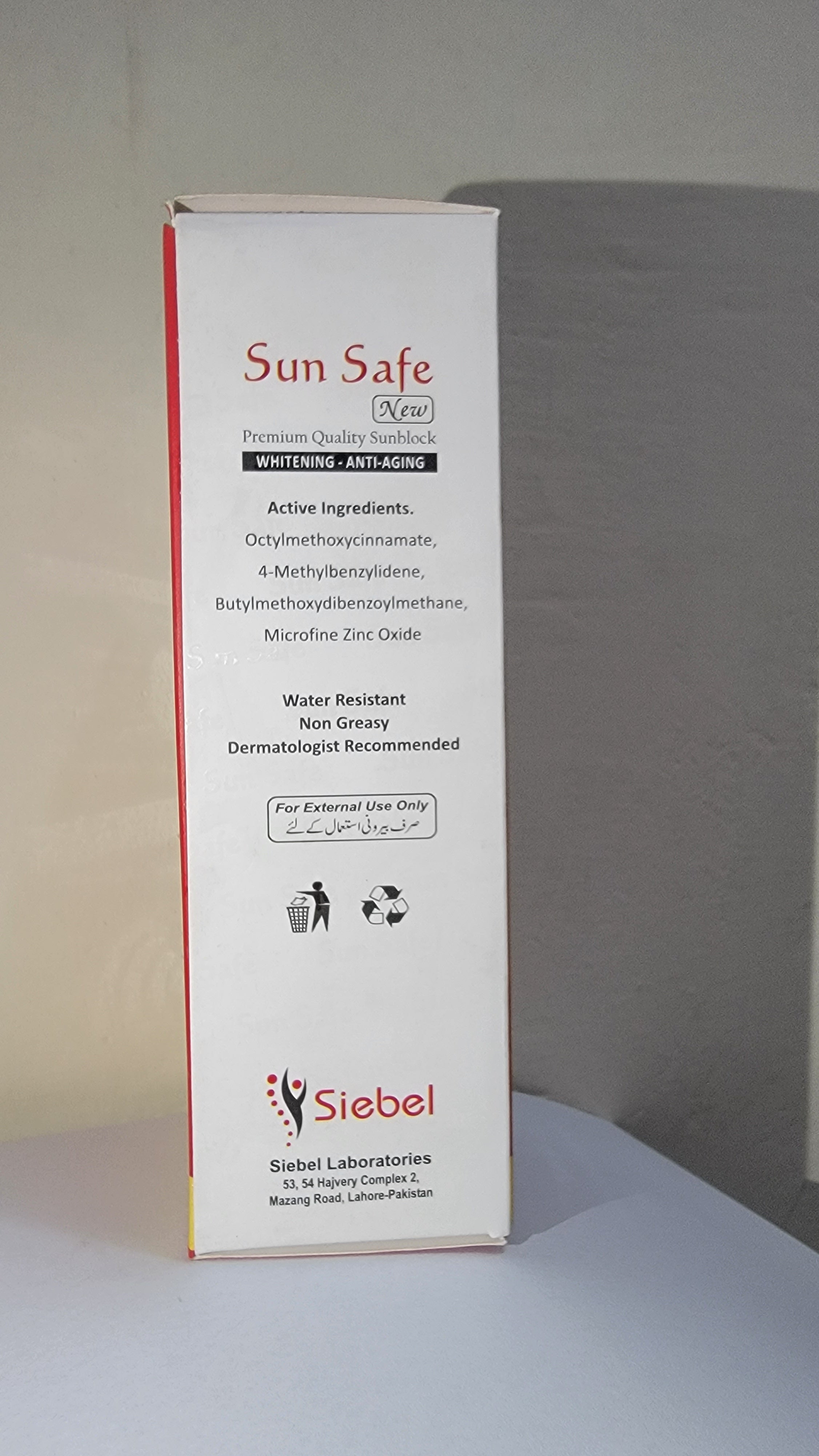 Sun Safe Sunblock SPF 100 – Whitening & Anti-Aging Sunscreen – 30g | Water Resistant and Non Greasy