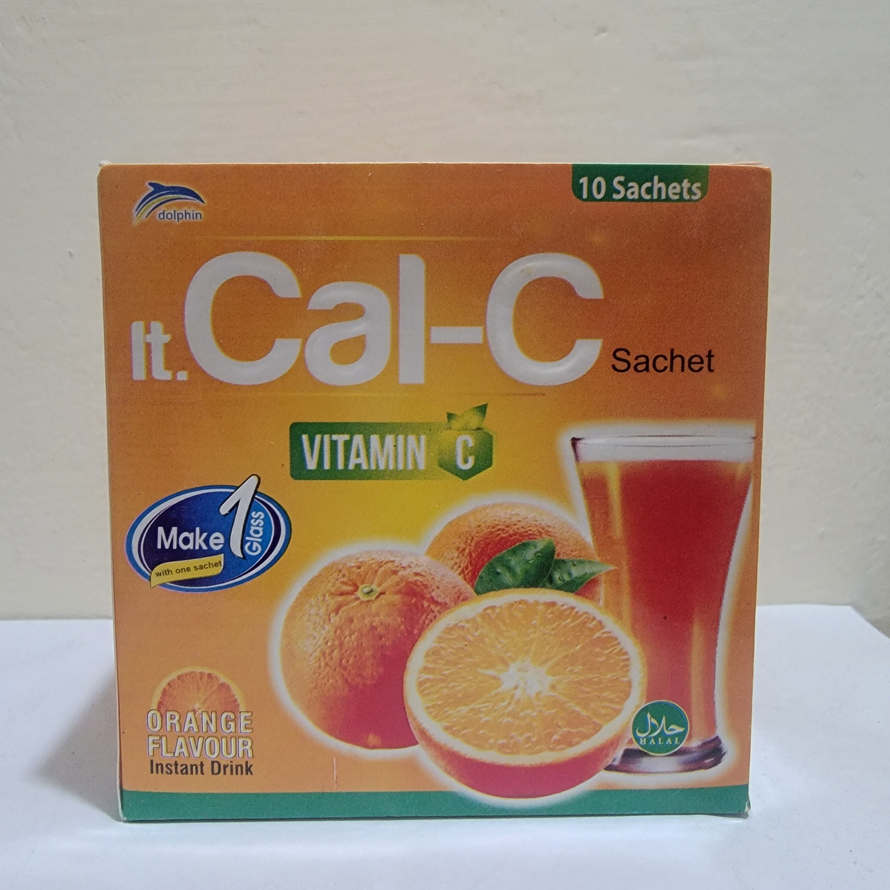 Cal-C Sachet – Calcium Carbonate 200mg + Vitamin C 20mg | 10 Sachets | Bone & Immunity Support