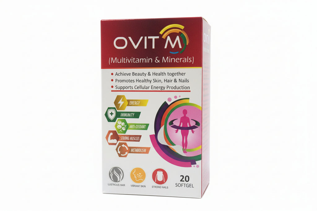 Ovit M Softgel – Multivitamin & Minerals | 20 Softgels