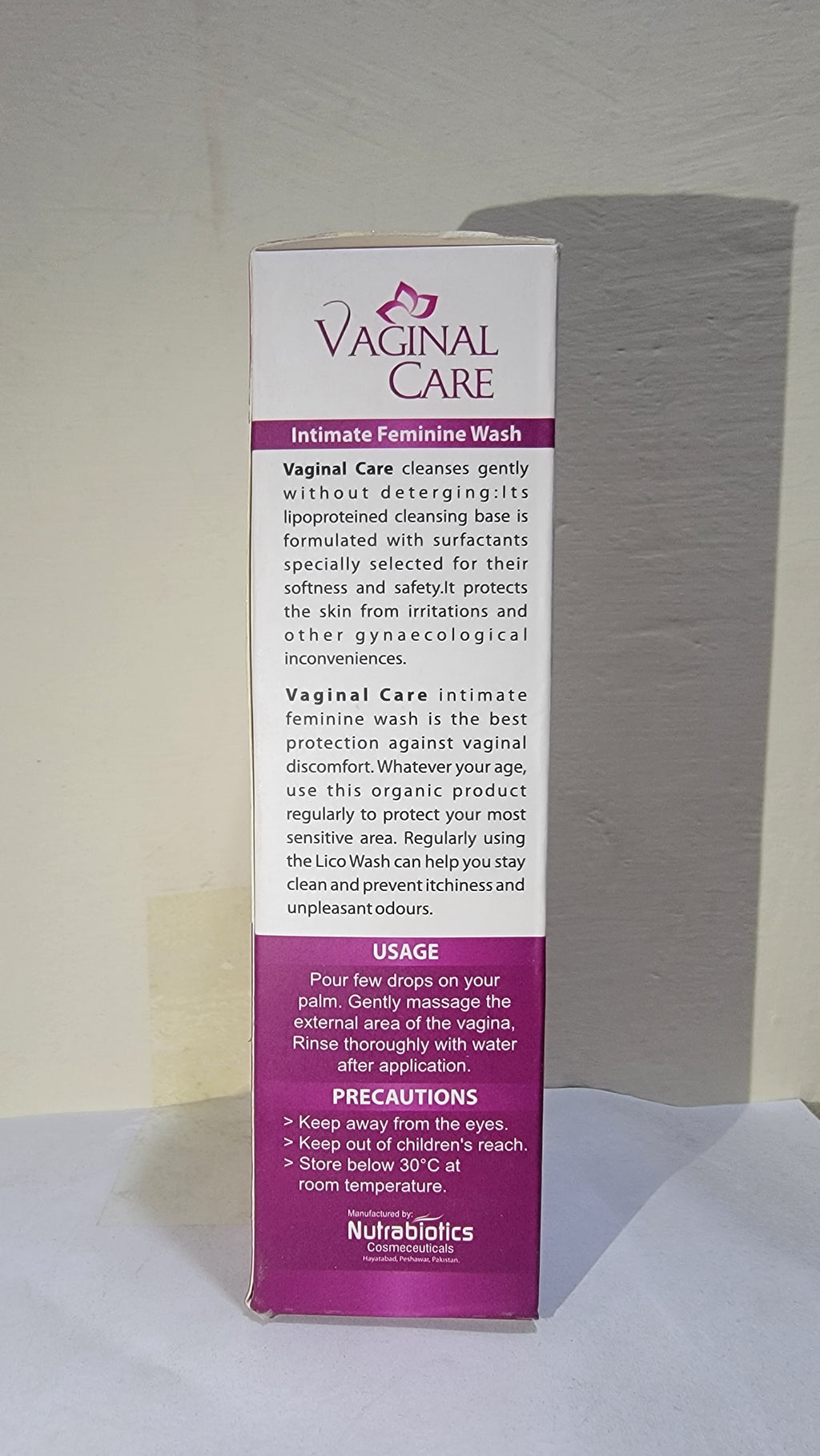 Vaginal Care Intimate Feminine Wash 100ml – Lactic Acid, Vitamin B3 & B5 | PH Balance & Odor Protection