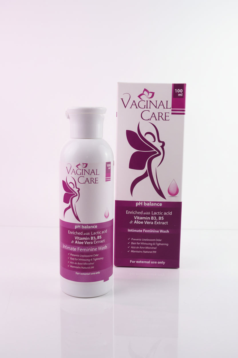 Vaginal Care Intimate Feminine Wash 100ml – Lactic Acid, Vitamin B3 & B5 | PH Balance & Odor Protection