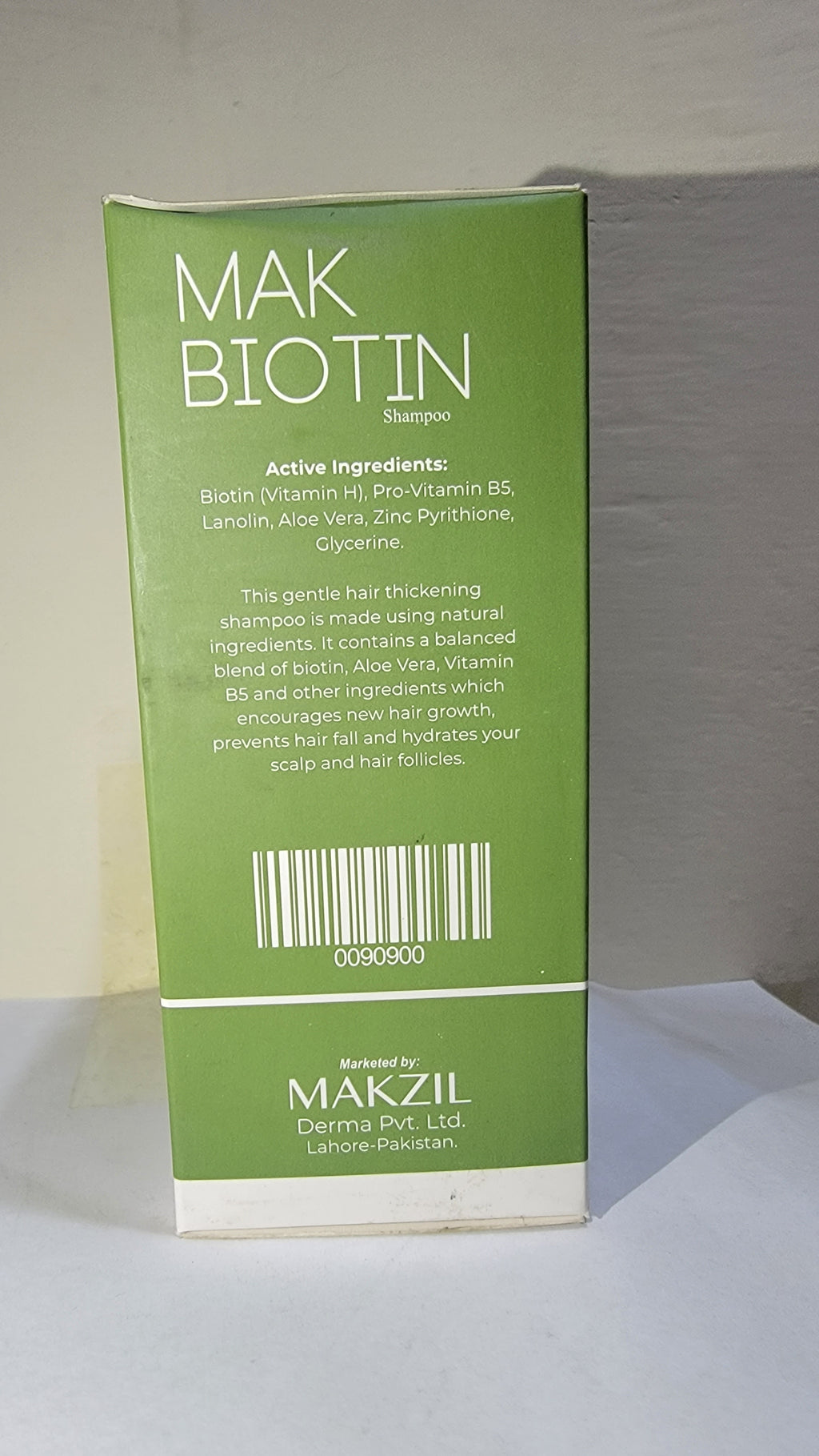 Mak Biotin Shampoo 100ml – (Biotin + Vitamin B5 + Aloe Vera) Hair Growth & Anti-Hairfall Shampoo - Biotin & Aloe vera Shampoo Price in Pakistan
