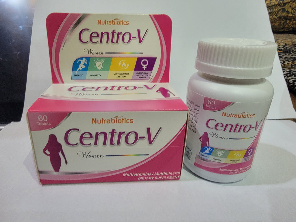 Centro-V Women Tablets | Multivitamin & Multimineral Dietary Supplement for Women’s Energy, Beauty & Health | Centrum Women Alternative Price in Pakistan-60 tablets