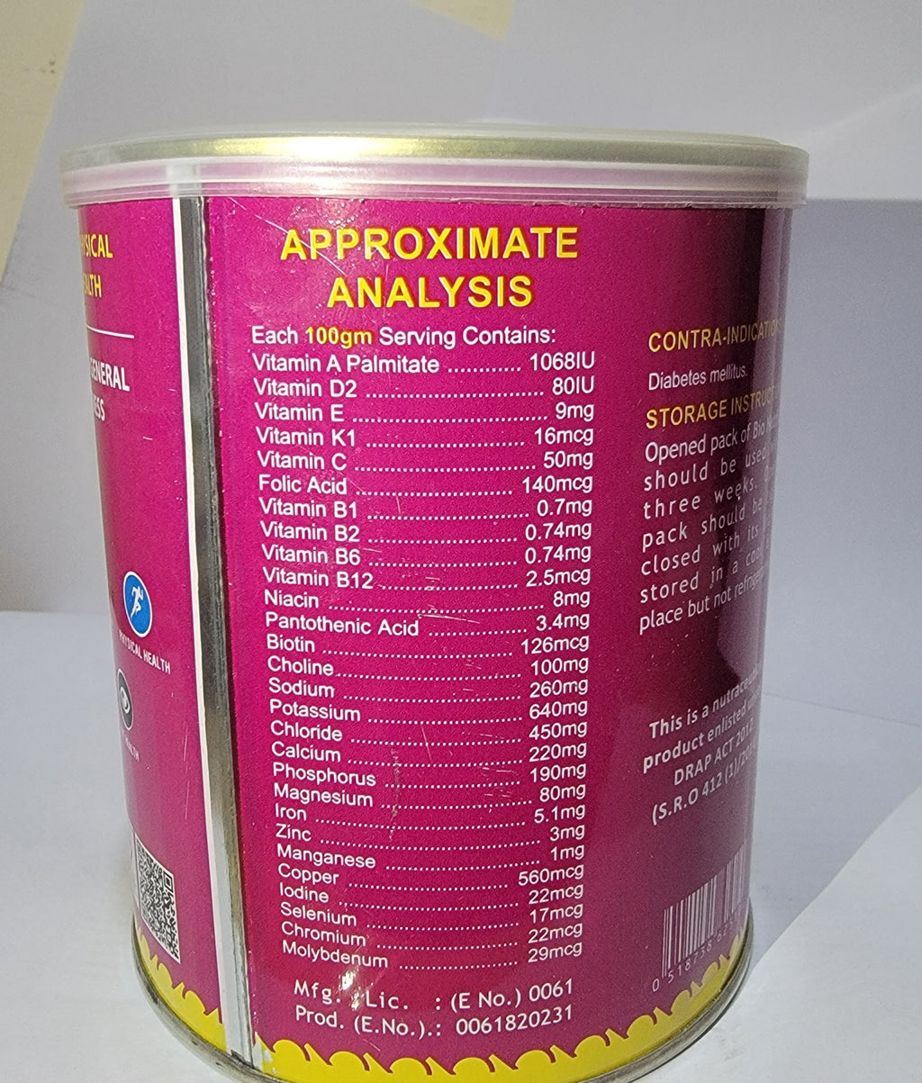 Bio Nutri Complan Powder 400g – Multivitamin Growing-Up Formula Nutrition & Energy Support | Complan Alternative 400g