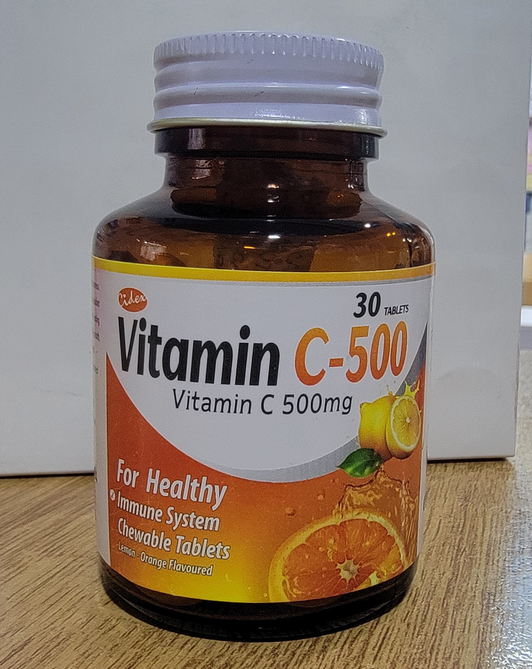 Vitamin-C 500mg Tablets – 30 Chewable tab | Vitamin-C 500mg tablet price