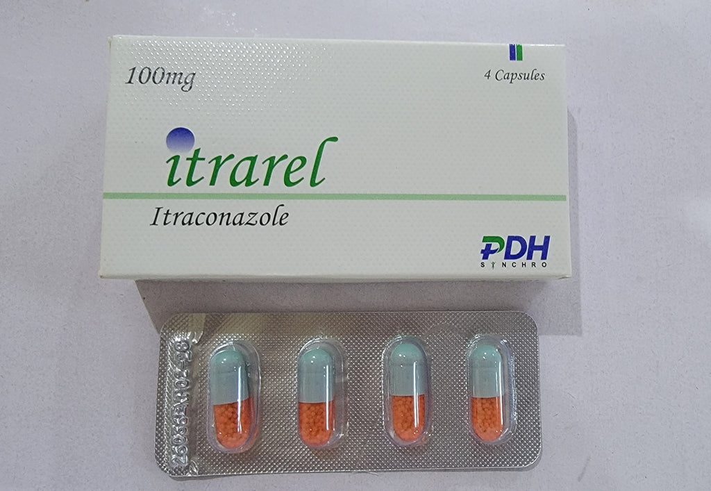 Itrarel 100mg Capsule – (Itraconazole 100mg)-4 Capsules - icon 100mg alternative