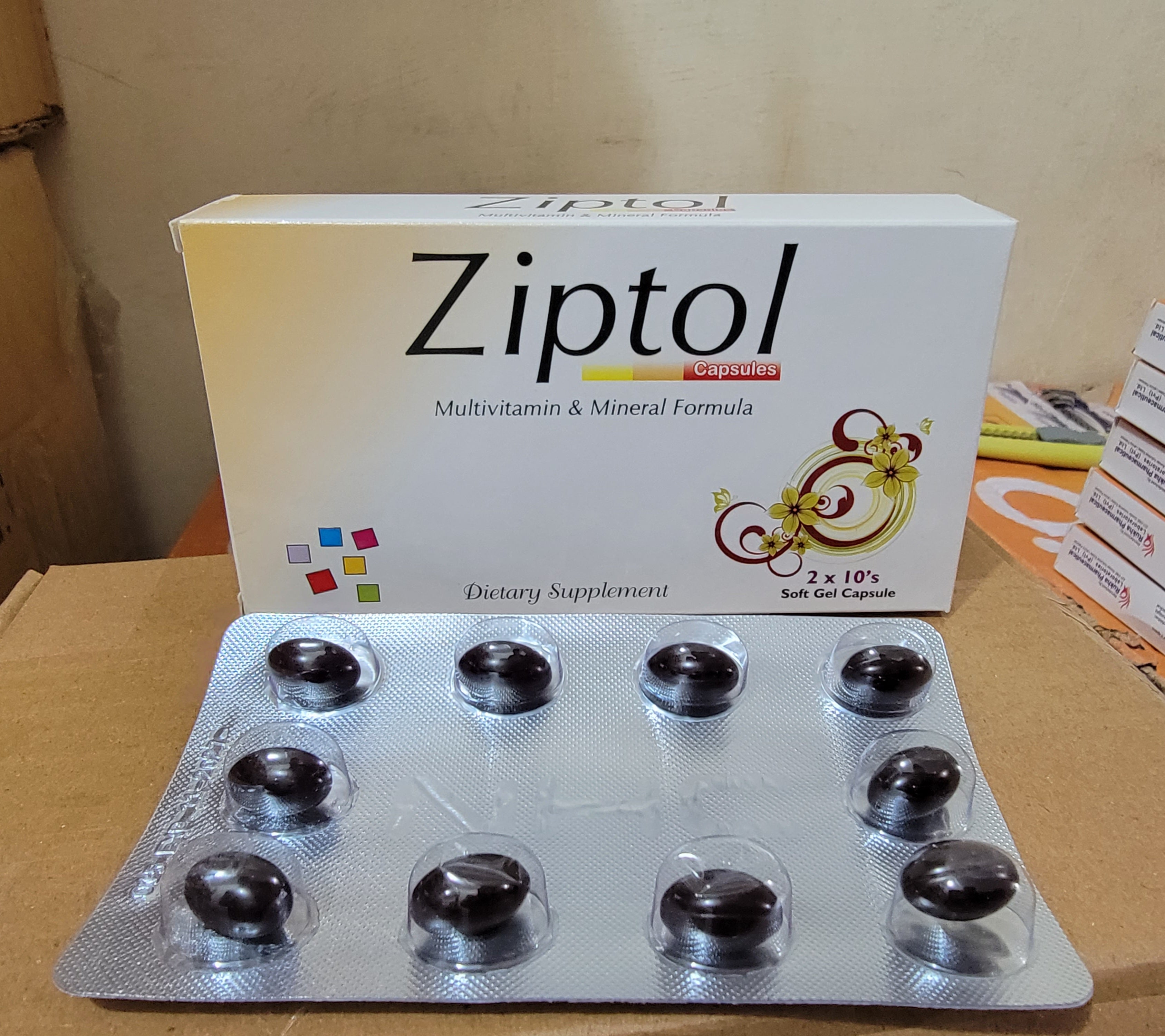 Zipto capsule l Multivitamin & Mineral Formula – 20’s Soft Gel Capsules