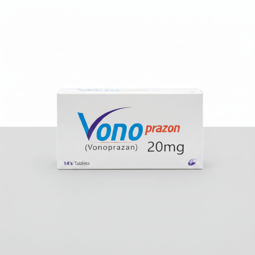 Vonoprazon 20mg Tablets – Vonoprazan Advanced Acid Blocker for GERD, Heartburn & Ulcer Relief | 14 Tablets