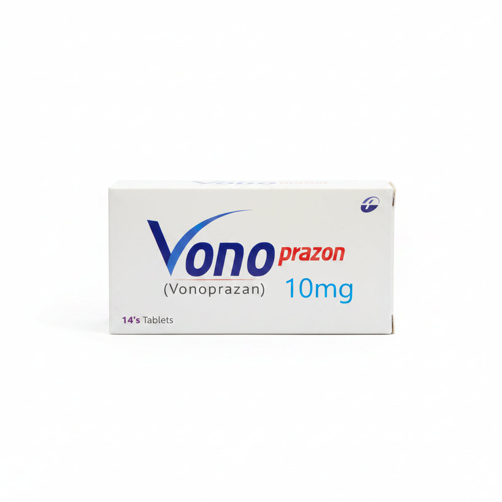 Vonoprazon 10mg Tablets – Vonoprazan Advanced Acid Blocker for GERD, Heartburn & Ulcer Relief | 14 Tablets