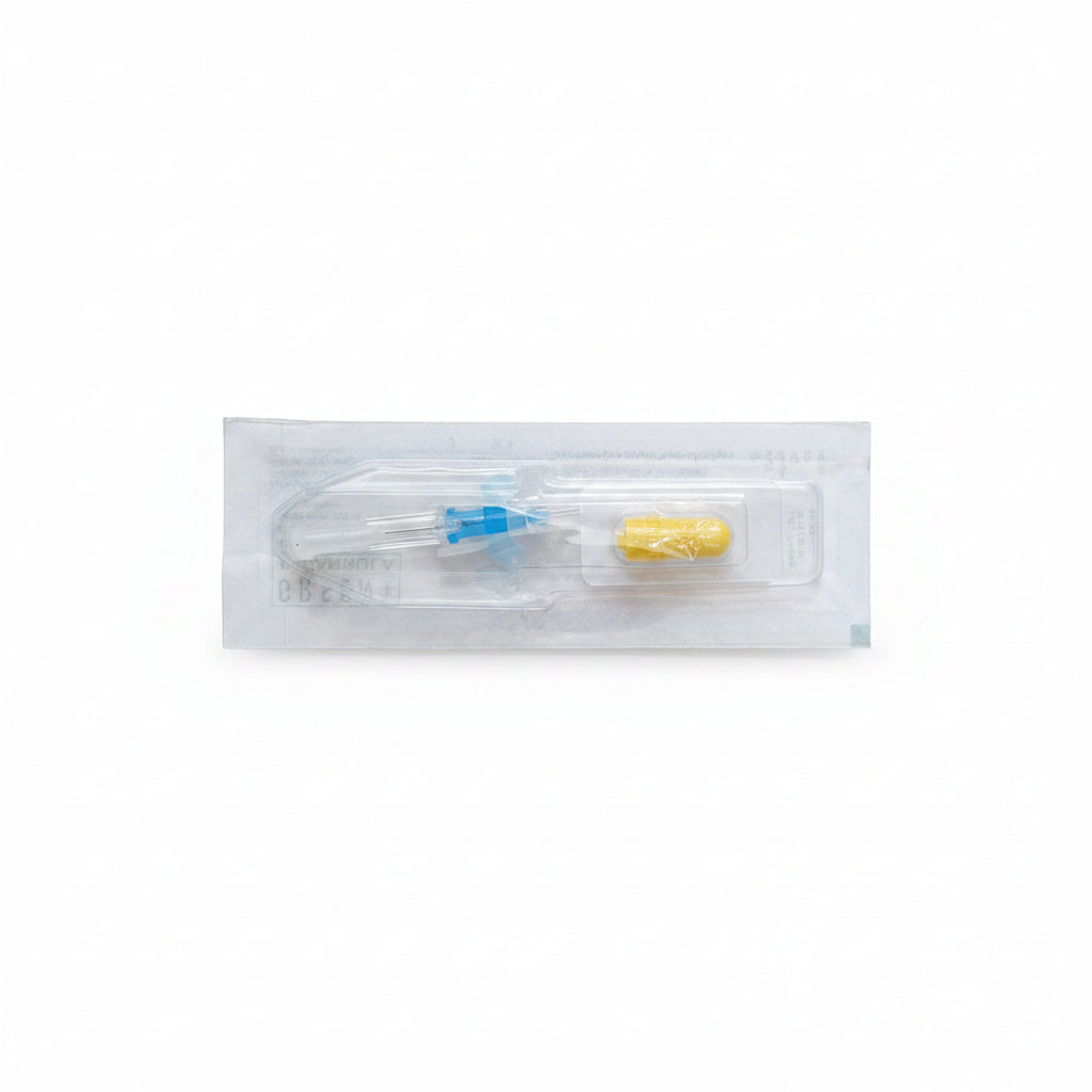 GREEN 22G IV Cannula – Sterile Intravenous Cannula with stopper | 22G IV line  | 50 Pieces