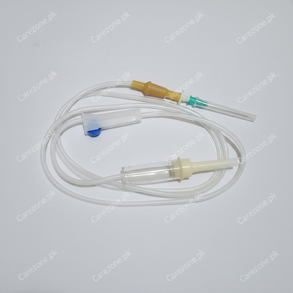 Cure Sure Disposable IV Set – Sterile Disposable Drip Set with Full Infusion Set | 1 Piece