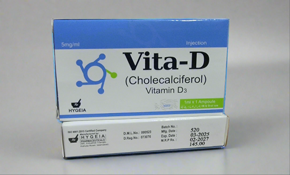 Vita-D (Cholecalciferol) Vitamin D3 Supplement – Essential Bone & Immunity Support