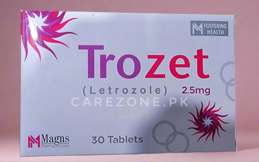 Trozet 2.5mg Letrozole Tablets – Buy Online in Pakistan – 30 Tablets for Breast Cancer & Fertility Treatment