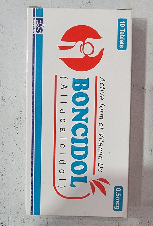 Boncidol 0.5mcg Tablet (Alfacalcidol - Active Vitamin D3)