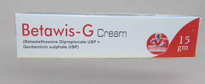 Betawis-G Cream – Betamethasone Dipropionate + Gentamicin Sulphate | 15gm