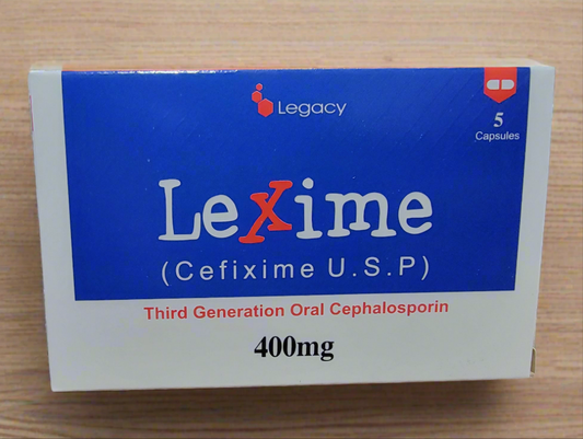 Lexime 400mg Capsules – Cefixime - 5's cap