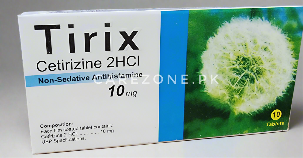 Tirix Tablet – Cetirizine HCl 10mg -10 Tablets