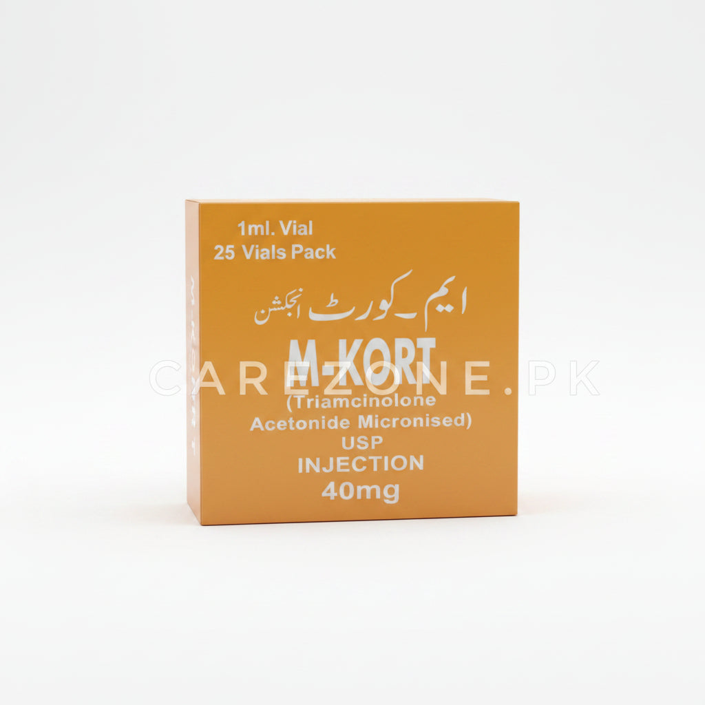 M-Kort 40mg Injection  (Triamcinolone Acetonide)| 1 Ampoule | K-kort Injection alternative