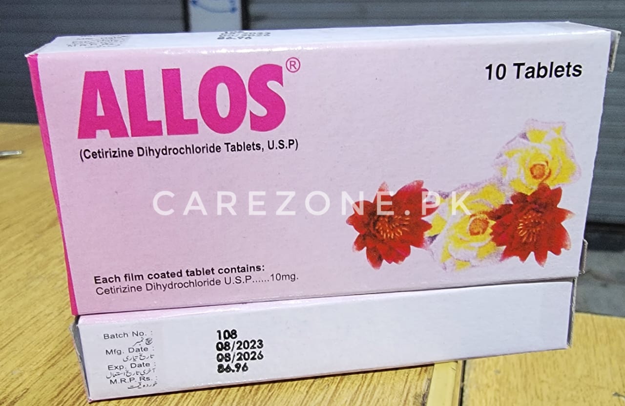 Allos tablets (Cetirizine)