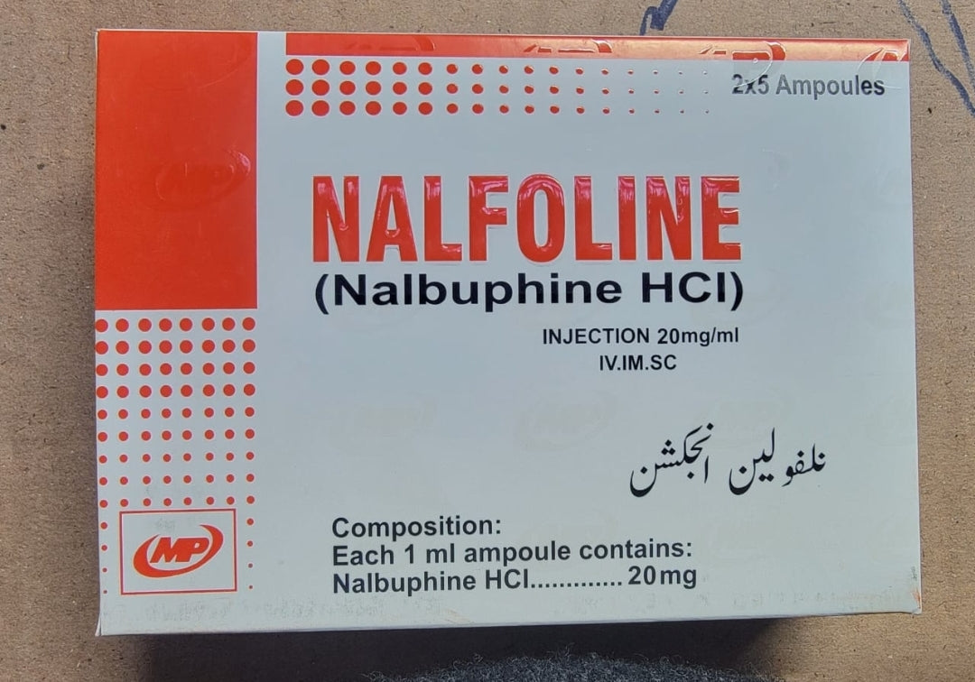 Nalfoline Injection 20mg – Nalbuphine – 10 Ampoules | Narcotic Pain Relief Injection | Nalfoline Price in Pakistan