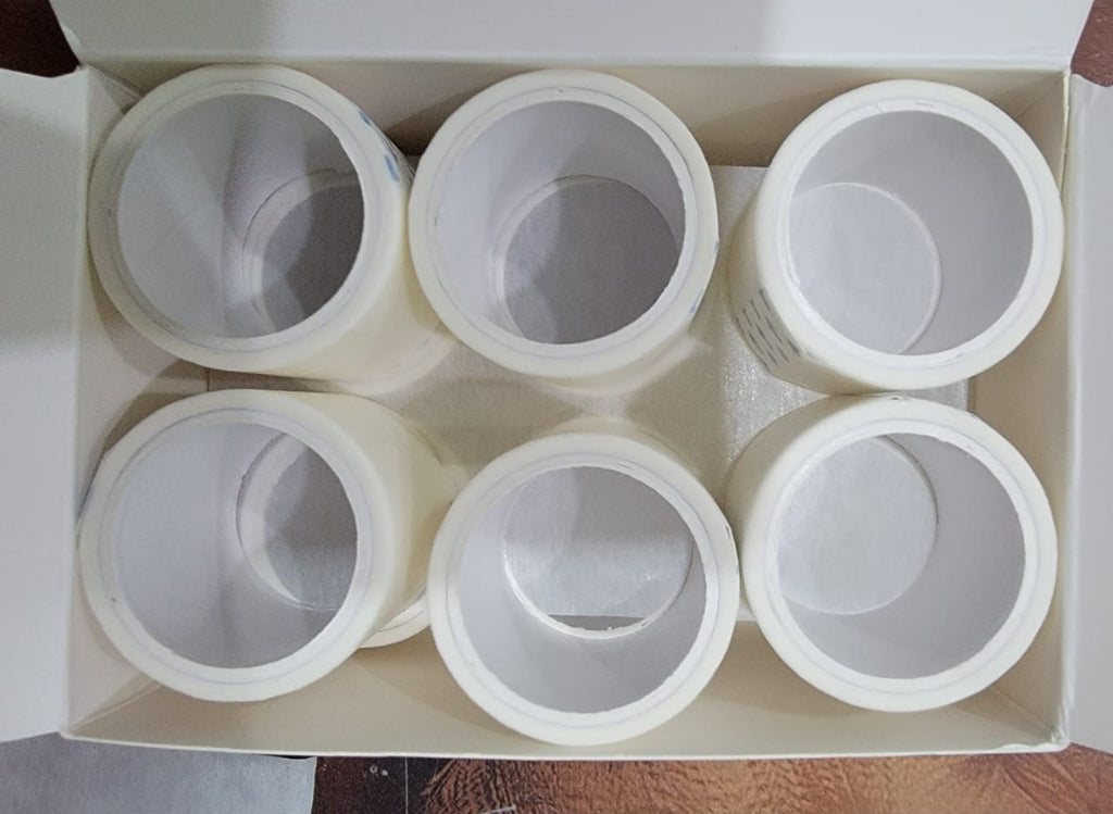 MassCare+ Non-Woven Surgical Tape 1" x 12 Rolls | Hypoallergenic & Breathable Medical Tape | For Skin-Friendly Secure Dressing