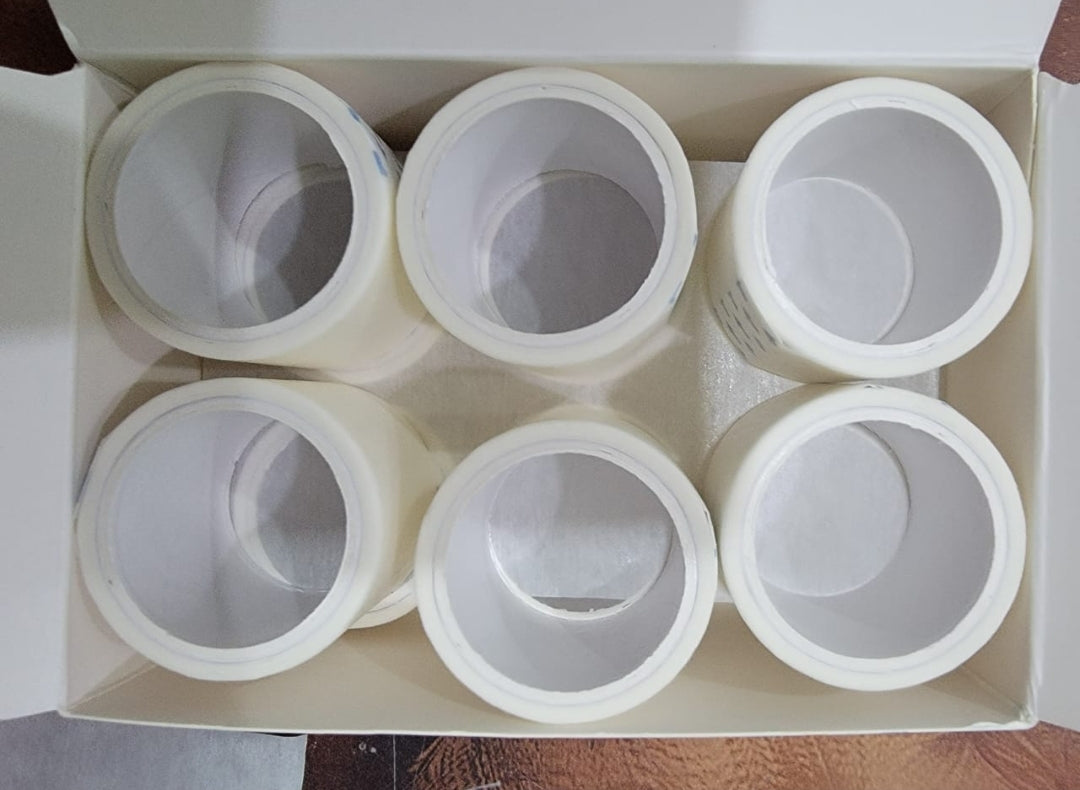 MassCare+ Non-Woven Surgical Tape 1" x 12 Rolls | Hypoallergenic & Breathable Medical Tape | For Skin-Friendly Secure Dressing