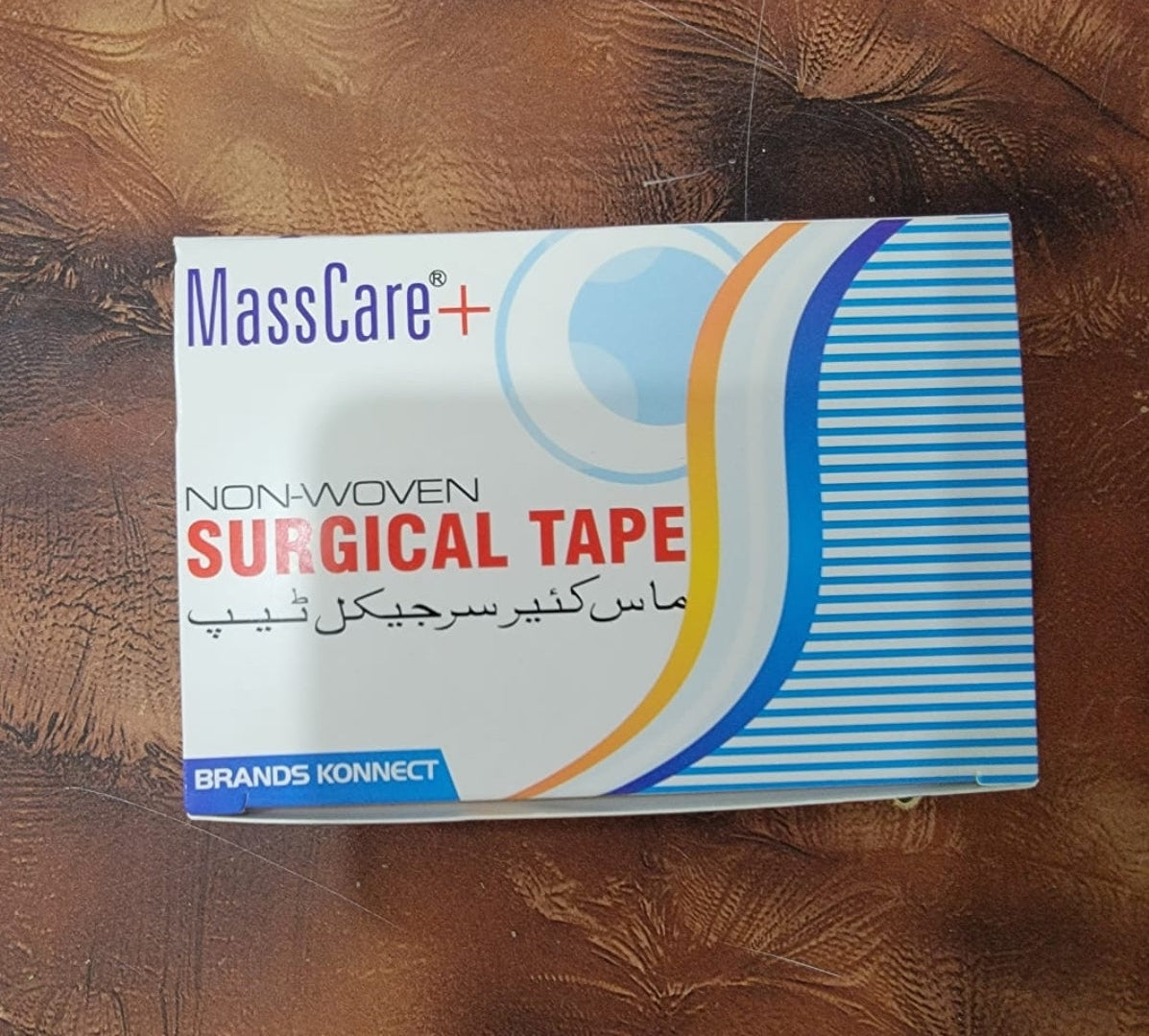 MassCare+ Non-Woven Surgical Tape 1" x 12 Rolls | Hypoallergenic & Breathable Medical Tape | For Skin-Friendly Secure Dressing