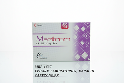 Mazitram 500mg Capsules – Azithromycin Antibiotic | 6 Capsules | Mazitram 500mg Price in Pakistan