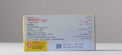 Wadin 500mg Capsules  (Cepradine) - 12's cap