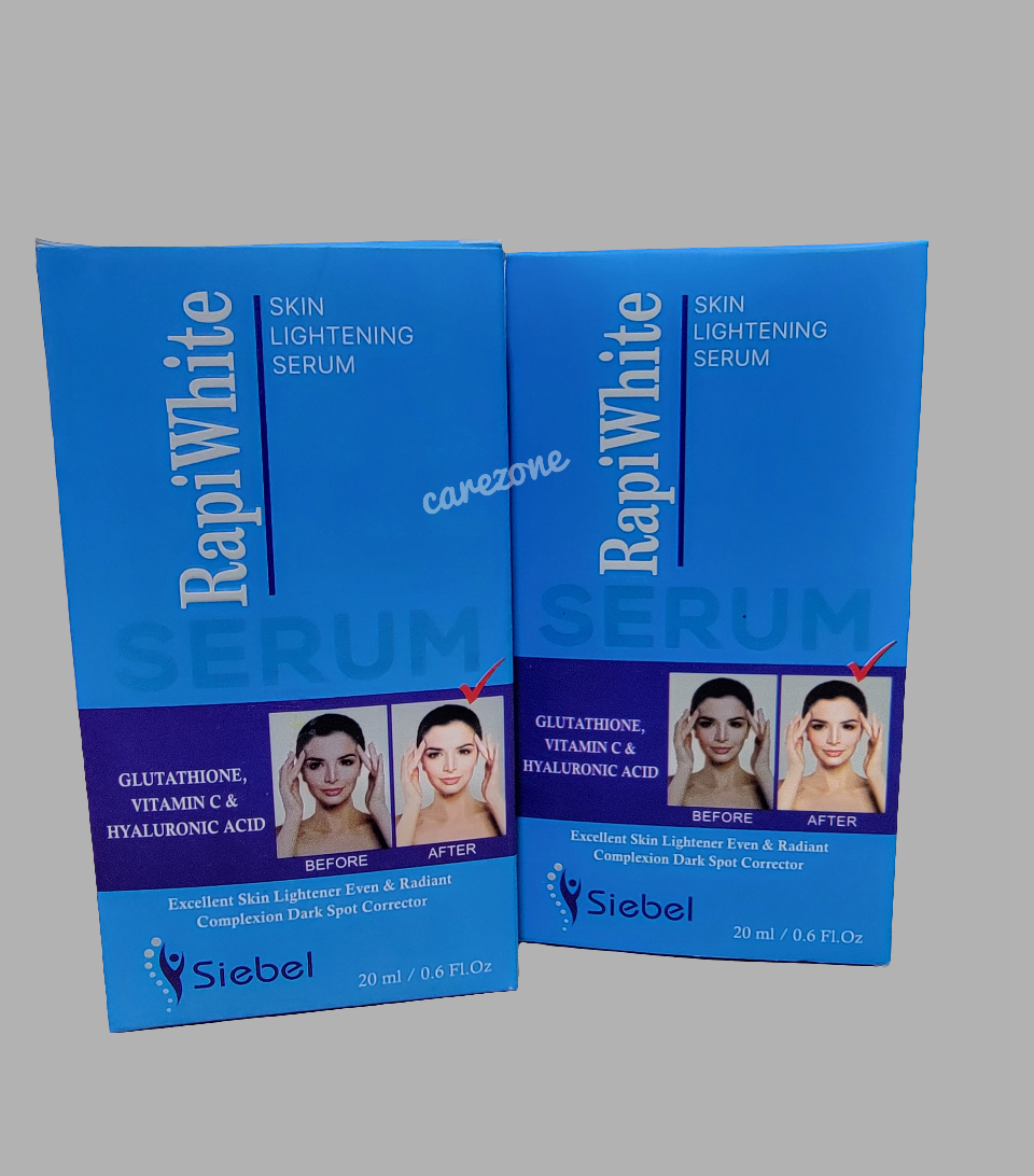 Rapiwhite Skin Lightening Serum: with Glutathione, Vitamin C and hyaluronic acid