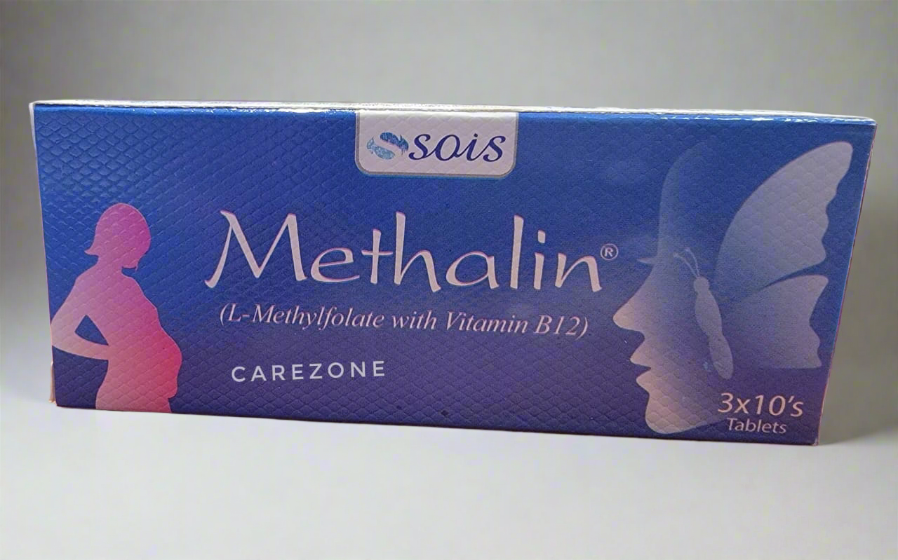 Methalin tablet (L-Methylfolate with Vitamin B12)-30 tablets