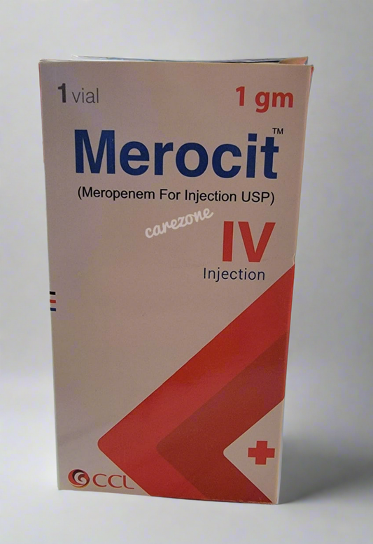 Merocit 1g injection 1g – (Meropenem)