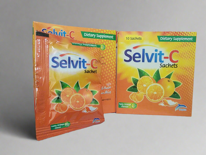 Selvit-c sachet orange flavor / Calvit-c sachet alternative