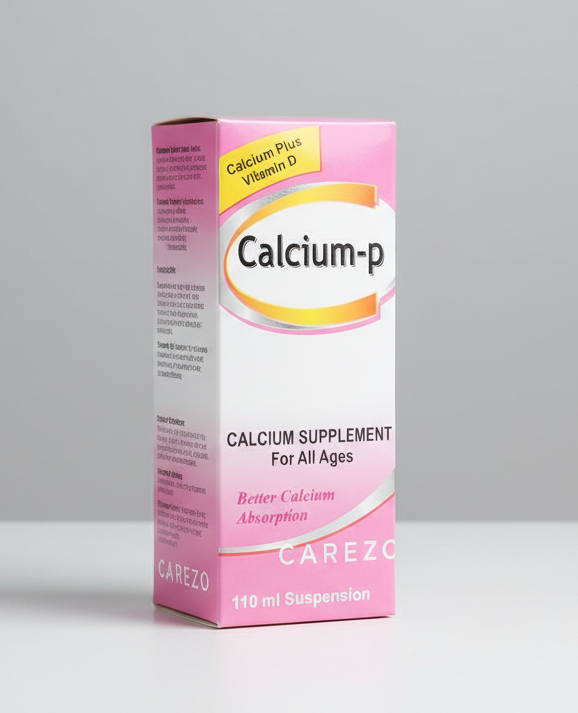 Calcium-P Syrup 110ml – (Calcium 210mg  + Vitamin D3 350 units) - Calcium P syrup best price