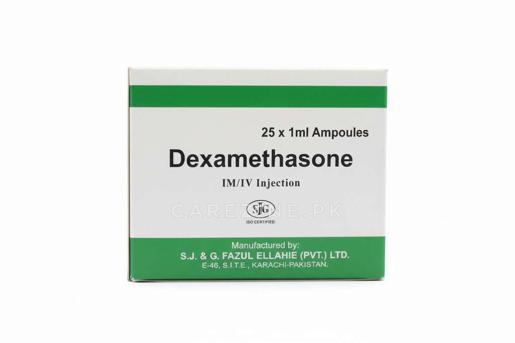 Dexa SJG Dexamethasone Injection 1ml – IM/IV Use – 25 Ampoules | Anti-Inflammatory Steroid Injection