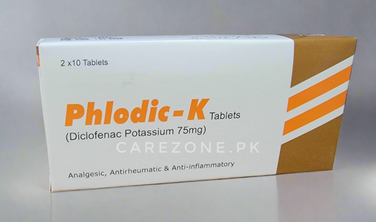 Phlodic-K Tablet – Diclofenac Potassium 75mg | 20 Tablets