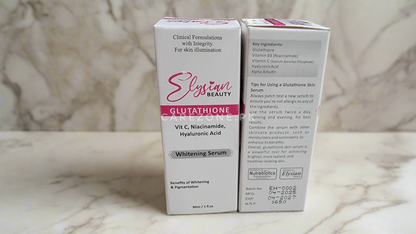 Elysian Glutathione Whitening Serum – Vitamin C, Niacinamide & Hyaluronic Acid -30ml
