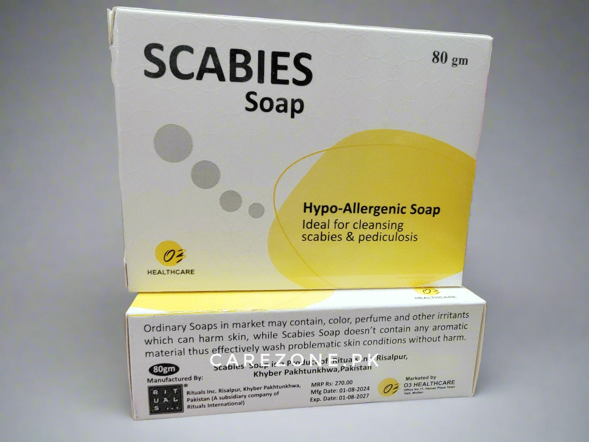 Scabies Soap for Scabies and Pediculosis  80g