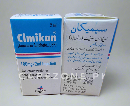 Cimikan 100mg/2ml Injection – Amikacin Sulphate