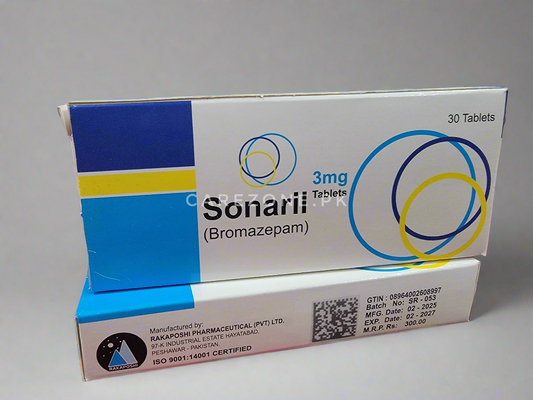 Sonaril 3mg tablet (Bromazepam)