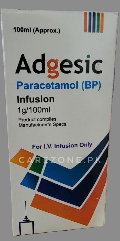 Adgesic Paracetamol infusion 1g/100ml
