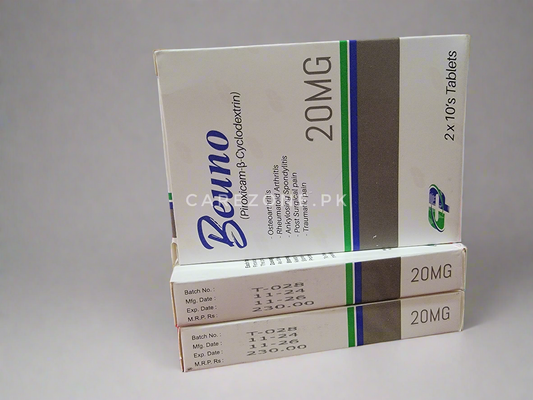 Beuno 20mg Tablets (Piroxicam β-Cyclodextrin) - 2x10's
