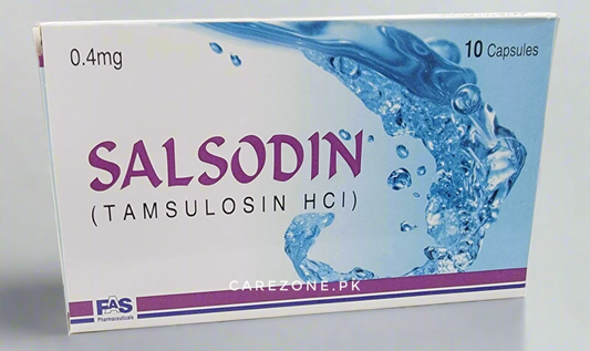 Salsodin Tamsulosin HCl 0.4mg | 10 Capsules