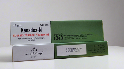 Kanadex-N Cream (Dexamethasone + Neomycin) 15gm- 1 piece