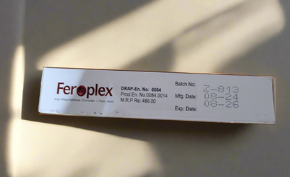 Feroplex Tablet – Iron Polymaltose Complex + Iron | Anti-Anemia Formula | 30 Tablets
