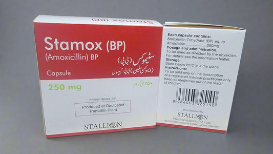 Stamox 250mg Amoxicillin 100s capsule