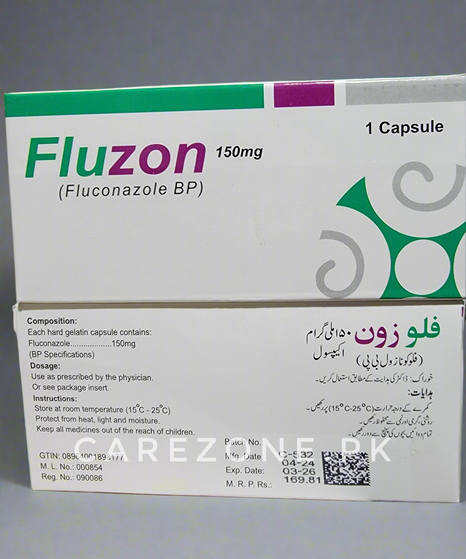 Fluzon 150mg Capsule | Fluconazole | Antifungal Medicine | 1 Capsule