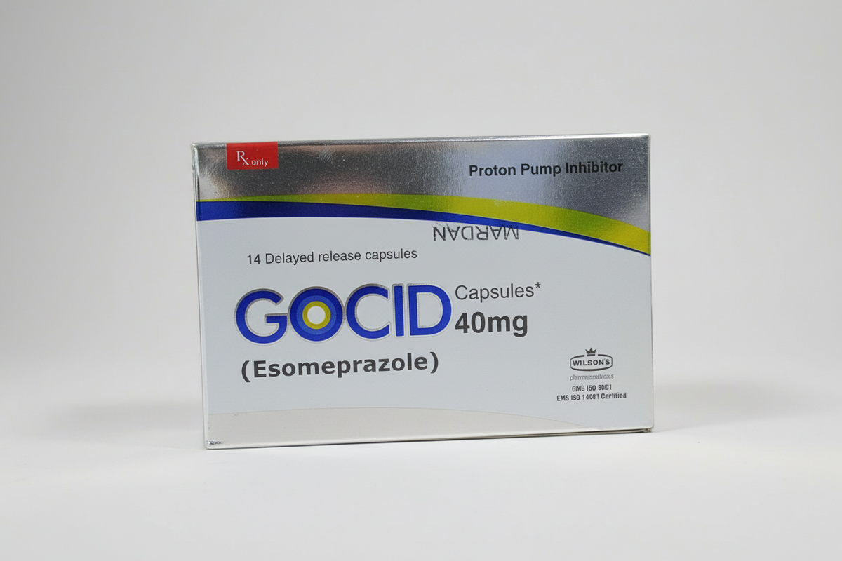 GOCID 40mg Capsules – Esomeprazole Acid Reducer for GERD & Ulcer Relie ...